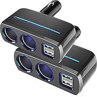 Amazon.co.jp: シガーソケット 2連 USB ポート2口 12V 24V 車用